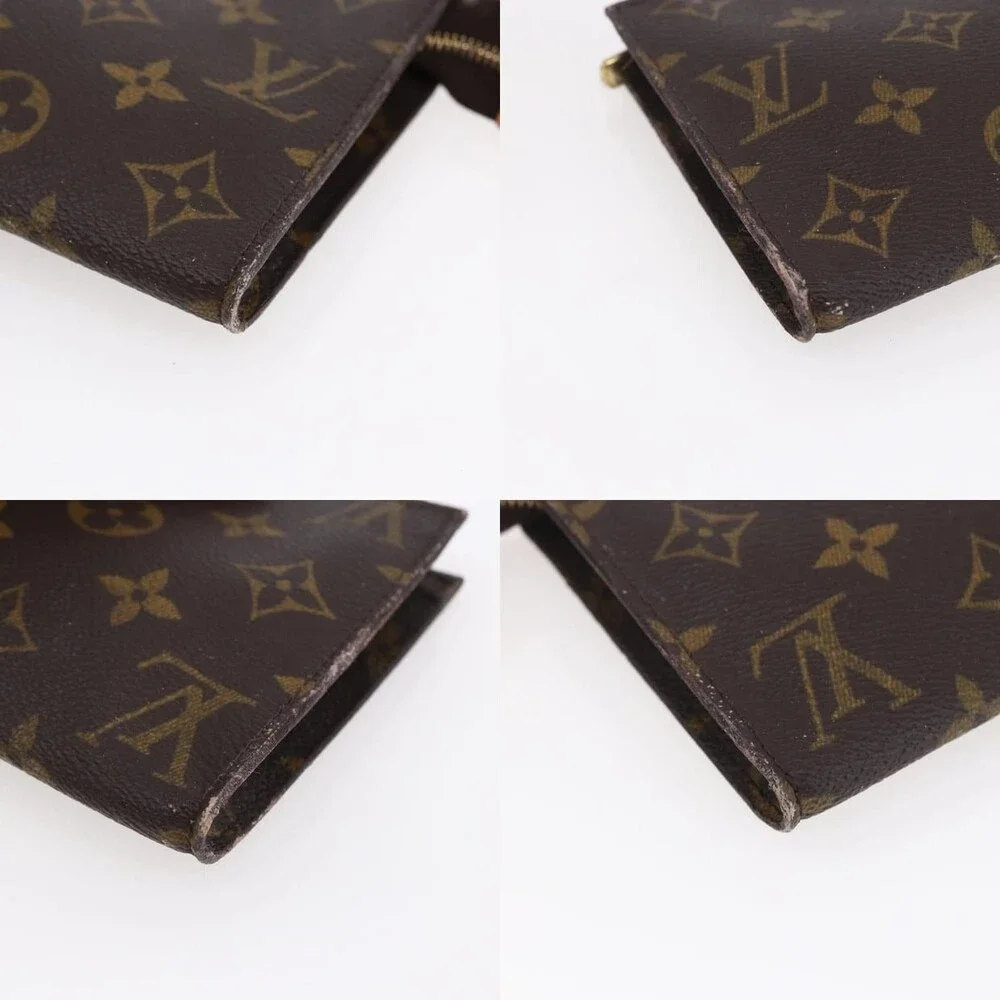 Louis Vuitton Monogram Bucket GM Accessory Pouch Brown